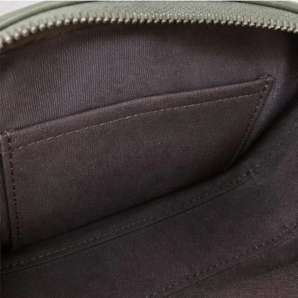 Olive Faux Leather Bag
